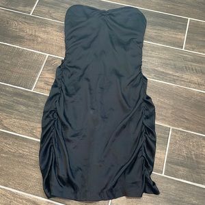 Express size 0 strapless black dress